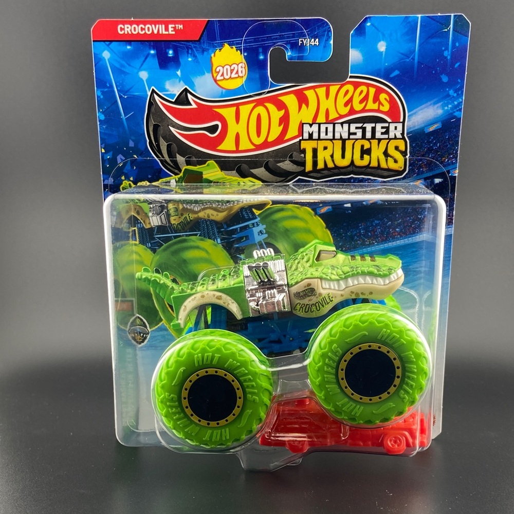 Hot Wheels Monster Trucks - CROCOVILE - Beast Bashers